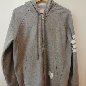 THOM BROWNE Graphic Print Crew Neck Hoodie